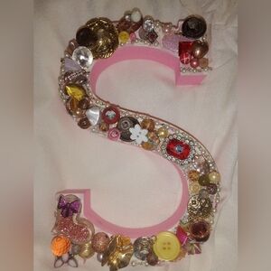 Pink Rhinestone Decor Accent